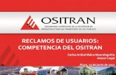 Competencias Ositran - Carlos Malca