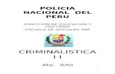 Criminalistica II 2009