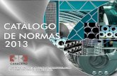 Catalogo de Normas MX 2013