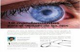 Diez Mandamientos Para El Cuidado de Los Ojos