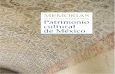 Memorias Patrimonio Cultural de Mexico