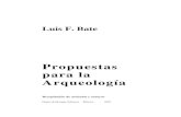 Bate, Luis Felipe - Propuestas para la arqueología [2001]