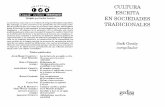 Goody - Cultura Escrita en Sociedades Tradicionales