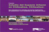 Estudio de Espacio Urbano en Chihuahua