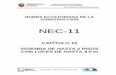 Nec2011-Cap.10-Vivienda de Hasta 2 Pisos Con Luces de Hasta 4.0 M-021412