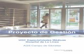 Proyecto de Gestión Convocatoria Supervisor de Cuidados UGC Especialidades Médicas