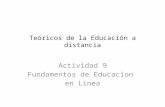 Teóricos de la Educación a distancia-ACT9