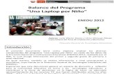 Balance del Programa 'Una Laptop por Niño'