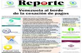 Venezuela al borde del cese de pago
