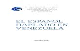 EL ESPAÑOL HABLADO EN VENEZUELA CARLOS