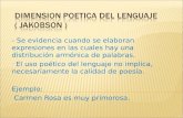 Dimension Poetica Del Lenguaje ( Jakobson )