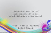 Contribuciones de la psicoeducación a la rehabilitación psicosocial