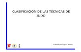 Clasificacion de La Tecnica de Judo