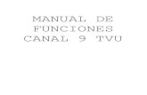 100821909 Manual de Funciones Canal 9 Tvu Tarija Bolivia