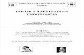 Leccion 8. Dolor y Anestesia en Endodoncia