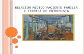 Relacion Medico Paciente-familia