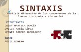 Diapositivas de La Sintaxis 2