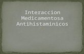 Interaccion antihistaminicos