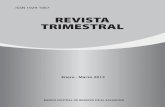 Revista Trimestral Bcr Marzo de 2013