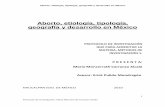 Aborto Etiologia Tipologia Geografia y Desarrollo Mexico