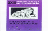 XXIII Semana Galega de Filosofía - Dossier de prensa