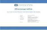 Monografia - La Nueva Escritura, Los Mensajes de Texto