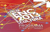 ENC - Programa Del Tercer Encuentro Nacional de Cultura