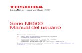 Manual de Usuario Toshiba NB500