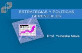 ESTRATEGIAS Y POLÍTICAS GERENCIALES MATRICES FINALES