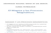 El Magma y los Procesos Magmáticos