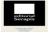Editorial Serapis. Catálogo 2015