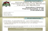 Epidemiología Estudios Transversales o de Prevalencia.