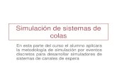 07 SIMULACION de SISTEMAS Simulacion de Sistemas de Colas