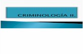 CRIMINOLOGÍA II