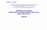 DIRECTORIO Redes Provincias 2012