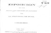 Benito Laso. Esposición que hace Benito Laso diputado al Congreso por la provincia de Puno. Lima, 1826.