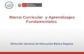 Marco Curricular y Aprendizajes Fundamentales Jose Encinas Viernes 18