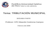 Diapositivas de tributación municipal 2 ene 2006