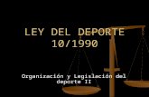 Tema 3 Ley Del Deporte Nacional