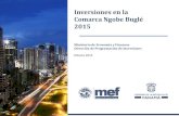 Inversiones en la Comarca Ngobe Buglé 2015