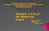 Medicina Legal Unidad 3,4,6 y 7