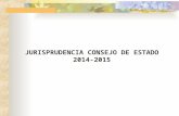 Sentencias Consejo de Estado 2014 y 2015 - Bibiana García