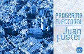 Programa Electoral Juan Fuster. PP Burriana