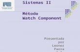 Metodo Watch Component