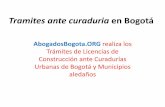 Tramites ante Curaduria en Bogot - Asesoria Legal Colombia