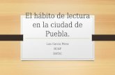 El hábito de lectura en la ciudad de Puebla