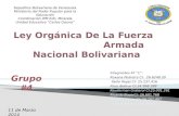 Premilitar: Ley Organica de la Fuerza Armada Nacional Bolivariana