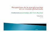 Perspectivas de la energía nuclear en un mundo globalizado, por Rodrigo Villamizar