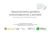 Asesoramiento genético preconcepcional y prenatal