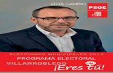 Programa Electoral Municipales 2015 - PSOE de Villarrobledo